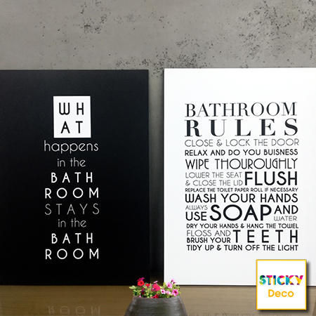Bathroom poster #5. | Sticky Deco